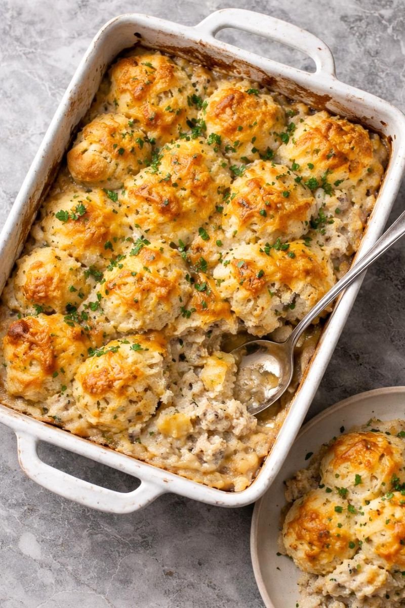 Pioneer Woman Biscuits and Gravy Casserole Recipe