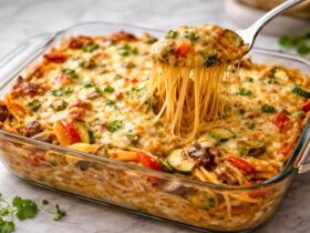 Pioneer Woman Cheesy Vegetable Spaghetti Casserole Recipe